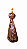 Nossa Senhora Aparecida Estilizada - 15 cm - Tons de Marrom - Imagem 3