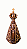 Nossa Senhora Aparecida Estilizada - 15 cm - Tons de Marrom - Imagem 1