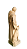 São Francisco com Lobo - 13 cm - Natural - Imagem 4