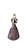 Nossa Senhora Aparecida Etilizada  - 8 cm - Tons de Marrom. - Imagem 4