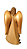 Anjo da Guarda com Menino - 17,5 cm - Tons de Marrom. - Imagem 4