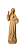 Sagrado Coração de Jesus - 20 cm - Natural. - Imagem 1