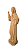 Sagrado Coração de Jesus - 20 cm - Natural. - Imagem 3