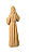 Sagrado Coração de Jesus - 20 cm - Natural. - Imagem 4