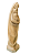 Nossa Senhora com Menino - 20 cm - Natural. - Imagem 2