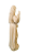 Jesus Misericordioso - 15 cm - Natural. - Imagem 2