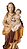 Nossa Senhora de Nazaré - 40 cm - Tons de Marrom. - Imagem 1