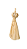 Nossa Senhora Aparecida Estilizada - 11 cm - Natural. - Imagem 3