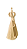 Nossa Senhora Aparecida Estilizada - 11 cm - Natural. - Imagem 5