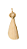 Nossa Senhora Aparecida Estilizada - 11 cm - Natural. - Imagem 6