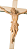 Crucifixo - 52 cm - Escurecido. - Imagem 3