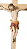 Crucifixo 52 cm - Tons de Marrom. - Imagem 2