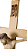 Crucifixo 52 cm - Tons de Marrom. - Imagem 7