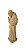 Padre Pio - 14,25 cm - Natural. - Imagem 3