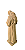 Padre Pio - 14,25 cm - Natural. - Imagem 5