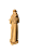 São Francisco Com Pombas - 19 cm - Natural. - Imagem 5