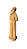 São Francisco Com Pombas - 19 cm - Natural. - Imagem 4
