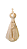 Nossa Senhora Aparecida Estilizada - 11 cm - Natural. - Imagem 3