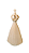 Nossa Senhora Aparecida Estilizada - 11 cm - Natural. - Imagem 4