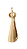 Nossa Senhora Aparecida Estilizada  - 11 cm  - Natural - Imagem 2