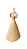 Nossa Senhora Aparecida Estilizada  - 11 cm  - Natural - Imagem 4