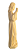 Sagrado Coração de Jesus - 15 cm - Natural. - Imagem 4