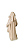 Nossa Senhora Barroca - 9,2 cm. - Imagem 4