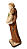 Santo Antônio com Menino  - 15 cm  -  Tons de Marrom. - Imagem 3
