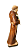 Santo Antônio com Menino  - 15 cm  -  Tons de Marrom. - Imagem 4
