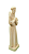 São Francisco com Pombas - 14,25 cm - Natural. - Imagem 2