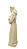 São Francisco com Pombas - 14,25 cm - Natural. - Imagem 3