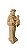 Santo Antônio com Menino - 15 cm - Natural. - Imagem 2