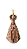 Nossa Senhora Aparecida Estilizada - 11,5 cm - Tons de Marrom - Imagem 1