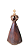 Nossa Senhora Aparecida Estilizada - 11,5 cm - Tons de Marrom - Imagem 4