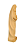Nossa Senhora com Menino - 23 cm - Natural. - Imagem 3