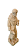 São Francisco com Lobo - 13 cm - Natural. - Imagem 2