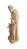 São Francisco com Lobo - 13 cm - Natural. - Imagem 3