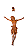 Corpo de Cristo - 21,5 cm - Escurecido. - Imagem 1