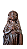 Nossa Senhora Aparecida Facsimile - 38 cm - Escurecida - Imagem 4