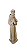 São Francisco Com Pombas - 14,25 cm - Natural. - Imagem 2