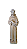 São Francisco Com Pombas - 14,25 cm - Natural. - Imagem 1