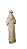 São Francisco Com Pombas - 14,25 cm - Natural. - Imagem 4