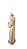 São Francisco Com Pombas - 14,25 cm - Natural. - Imagem 3