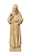 Padre Pio - 19 cm - Natural. - Imagem 1
