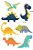 Mini Adesivos Cartela Dinos Baby - Imagem 2