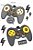 Mini Adesivos Cartela Control Game - Imagem 2