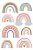 Mini Adesivos Cartela Arco-Íris Soft Colors - Imagem 2