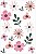 Mini Adesivos Cartela Floral Color Garden - Imagem 2