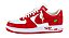 Tênis Louis Vuitton x Nike Air Force 1 Low'-Vermelho e Branco - Imagem 1