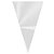 Saco Transparente Cone 18X30 Incolor Cromus | 50 Unidades - Imagem 1